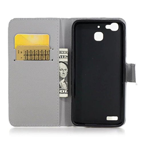 HUANGTAOLI Custodia Case Flip Cover per Huawei P8
