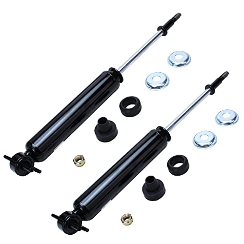 Image of Detroit Axle - RWD Front 2pc Shock Absorbers for Dodge Ram 1500 2500 3500, 2 Complete Shock Absorbers Assembly Replacement