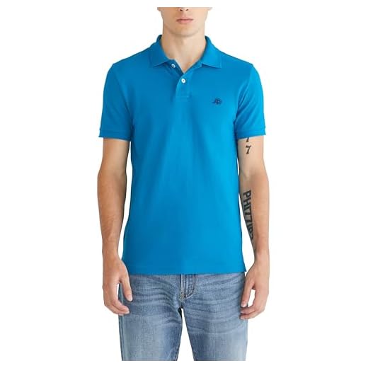 AEROPOSTALE Camisa polo masculina, Oceano Pacífico, G