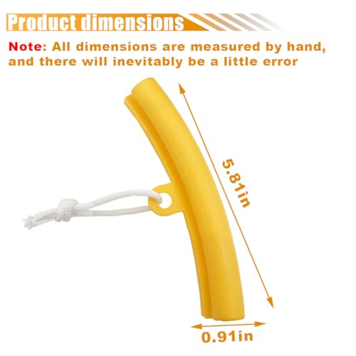 LAINLOY 5PCS Car Tire Changing Rim Protector, Tire Changer Guard Edge Savers, Fixing Tire Rim Protective Cover for Wheel Scratch Prevention, Car Accessories for Motorcycle SUV (Yellow)