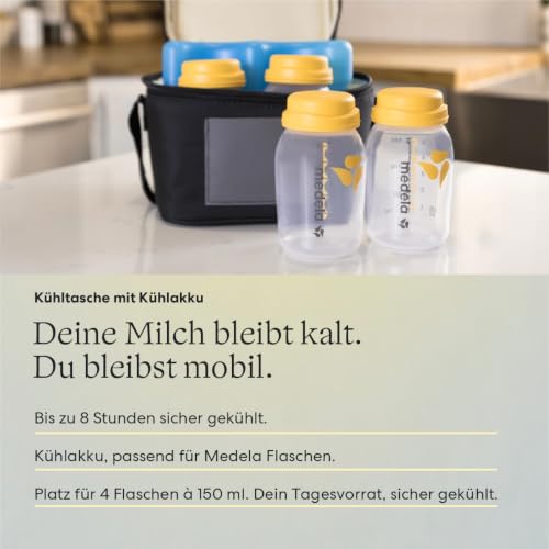 Medela All-in-One Set zur Aufbewahrung von Muttermilch mit 150ml-Flaschen, Easy Pour & wiederverwendbaren Muttermilchbeuteln… – Ansicht 4