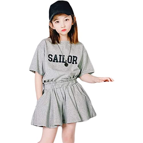 [OUBINEWER] q ̎q 2_Zbg ZbgAbv ĕ Vc V[gpc X|[cEFA  WjA JWA 110-160cm (160, O[)