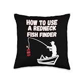 How To Use A Redneck Fish Finder TNT Fishing Throw Pillow