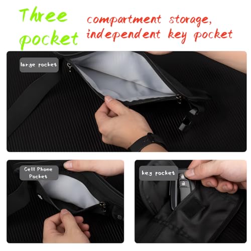 Image of money belt for travel， Undercover Fanny Pack，travel money belt under clothes Protect Cash, Credit Cards and Travel Documents gifts for travelers women (rose)