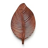 Generic 不規則な木製楕円形トレイ – 無垢材使用で自然な風合い、食事やデザート盛り付けに適した多用途トレイ (太った木)