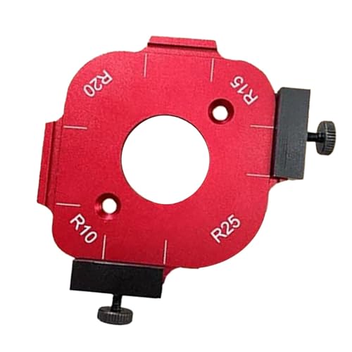 Gabarit Rond Pour Toupie, Gabarit D'angle De Routeur, Gabarit D'angle, Gabarits De Défonceuse À Rayon, Routage Sécurisé D'un Demi-coin Avec Pince Amovible Pour Le Travail Du Bois