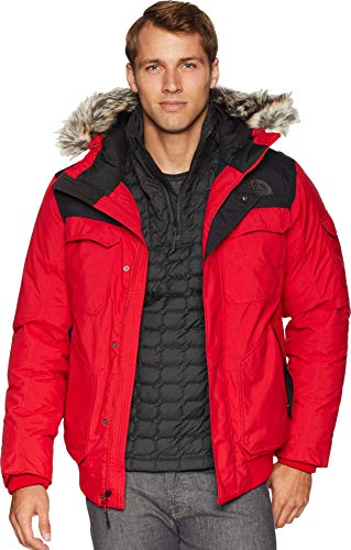 The North Face Men's Gotham Jacket III, TNF Red & TNF Black, Large