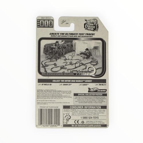 Hot Wheels Camaro Z28, Mad Maniax Series 2/4 [Silver] miniatura 2