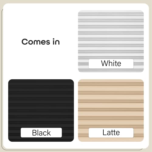 image for Cordless Room Darkening Temporary Pleated Vinyl Window Shades - 36 Inc