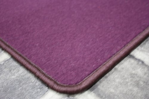 Velour Teppichboden Play Lila (17 Auslegeware (ungekettelt)), Grösse: 100 x 400cm