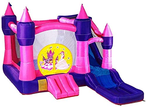 genneric Infantil interesantes Castillos hinchables, tobogán Grande Cubierta Kid Castillo Inflable, Cama...