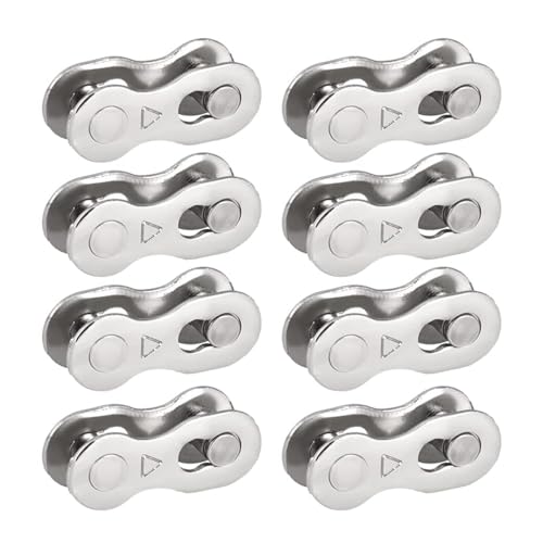 8 Paires Chaîne de Vélo à Maillons, Chaîne de Vélo de Route de Montagne, Connecteur de Maillon de Chaîne de Vélo, Maillons de Connecteur de Chaîne de Vélo, pour Vélo de Route Et de Montagne