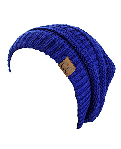 Image of Cambridge Select Thick Slouchy Knit Oversized Beanie Cap Hat