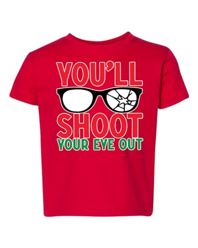 Classic Holiday Movie Story Kids Collection Christmas Toddler Crew Graphic T-Shirt