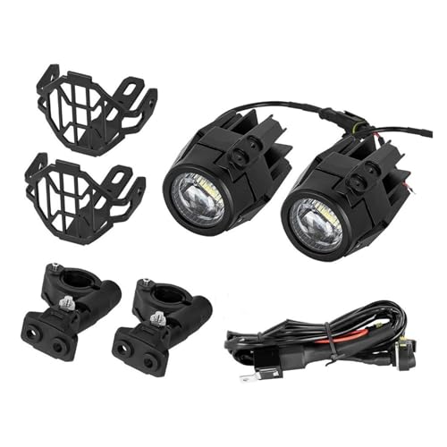 Luces antiniebla de motocicleta LED para rutas invernales en BMW R 1200 GS viaje seguro