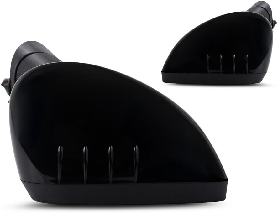 For Ford Fiesta 2011-2019 Door Mirror Driver and Passenger Side | Pair | Power | w/Blind Spot Glass | Paint To Match | Replacement For FO1320458, FO1321458 | AE8Z17683A-PFM, 615343027722,