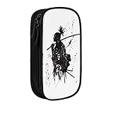 ペンケース 和風 最強 武士 超カッコいい 侍 剣道 大容量 二層 筆箱 筆入れ 学生 子供 児童 筆袋 小物収納 多機能 男の子 女の子 小学生 中学生 文房具 高校生 大学生 社会人用 シンプル かわいいプレゼント