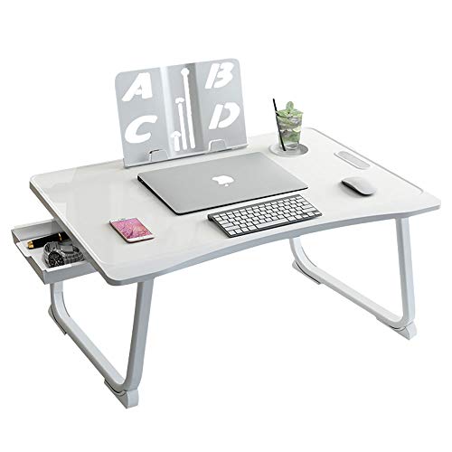 Veramz 折りたたみテーブル ミニ座卓 ベッドテーブル ローテーブル 凹溝付き タブレット スマホスタンド 多機能 軽量 省スペース 勉強 食事 ピクニック キャンプ用 幅60×奥行40×高さ28cm