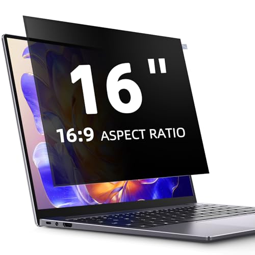 Filtre de confidentialité pour PC portable 16 pouces protégeant vos données 16:9