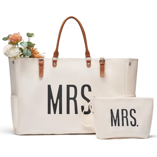 Aw Bridal Travel Tote Bag Mrs Bag Wifey Tote Bride Beach Bag cover