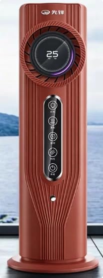 Portable Air Conditioner, Air Cooler, Mini Air Conditioning Unit with Sleep Mode, Timer, Oscillation, 1-Touch Storm Mode Cool Mist, Small Air Conditioner for Home(Brick Red)