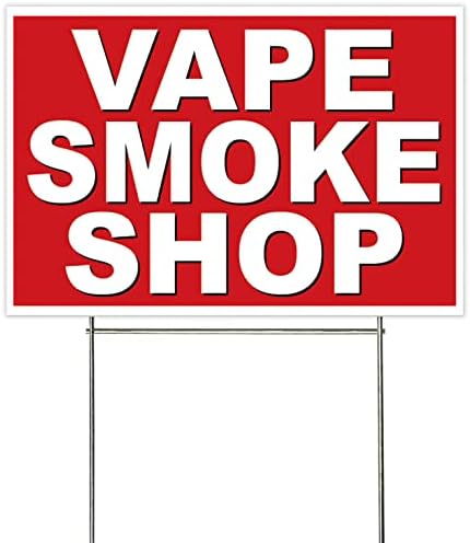 4Less Co - Letrero para patio con estaca rb1s (18 x 12 pulgadas)