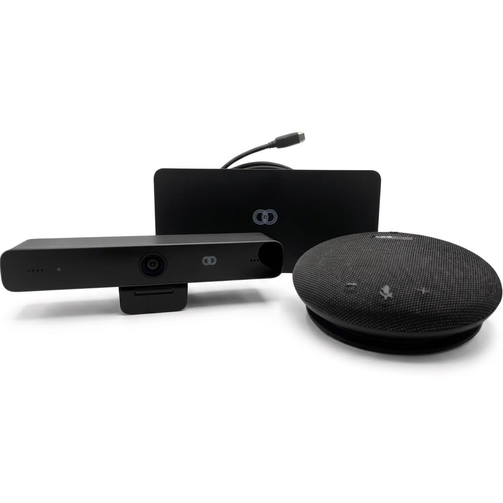 Boom BYOD Small Room Kit, 4K Conference Camera, Bluetooth Speakerphone & USB-C BYOD Hub, Plug and Play Video Conferencing Bundle for Zoom, Teams, Webex, Google Meet