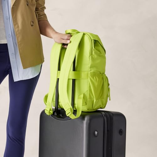 Image of Vera Bradley Women's Ripstop Berkhill Backpack, Lime Green, One Size
