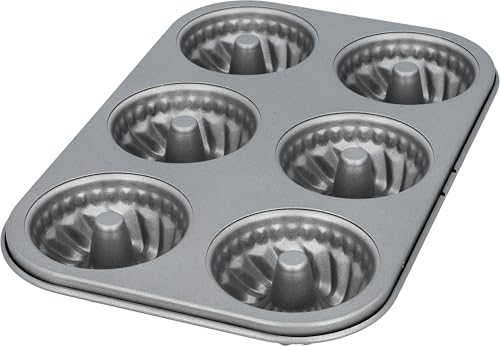 RBV Birkmann, Mini-Gugelhupf Spring, Karbonstahl, 18,5×26,7×3 cm, Karbonstahl, 212039, Silber RBV Birkmann, Mini-Gugelhupf Spring, Karbonstahl, 18,5×26,7×3 cm, Karbonstahl, 212039, Silber
