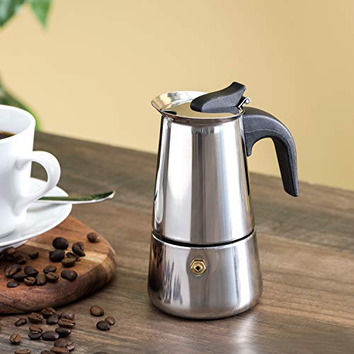 Home-Basics-EM00248-2-Cup-Stainless-Steel-Espresso-Maker-Silver Home Basics EM00248 2 Cup Stainless Steel Espresso Maker Silver