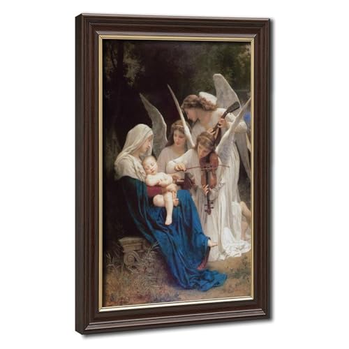 Impression sur toile WCYB Song of The Angels 1881 avec cadre suspendu en bois 20x30 cm