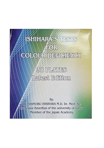 Image of EEP || Ishihara Test Book for Colour Deficiency || 38 Plates || Edition || Professional Vision Testing Book
