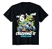 Kids 6th Birthday Monster Truck Dinosaur 6 Year Old boy Born 2020 T-Shirt