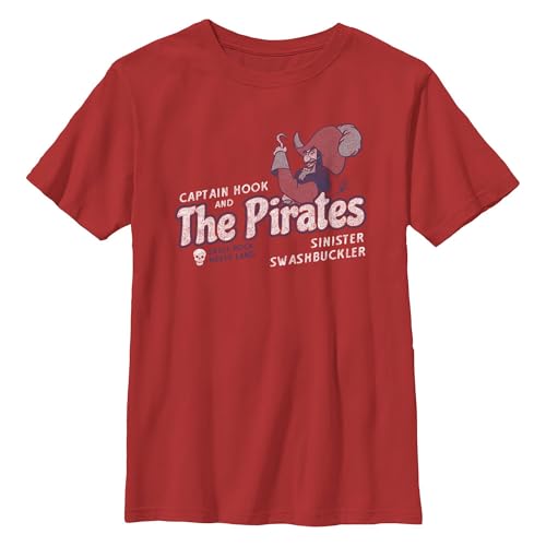 Disney Boy's Peter Pan Captain Hook and The Pirates T-Shirt