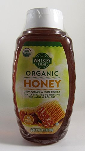 Organic Honey 25oz Gently Strained to Presure the Natural Pollens