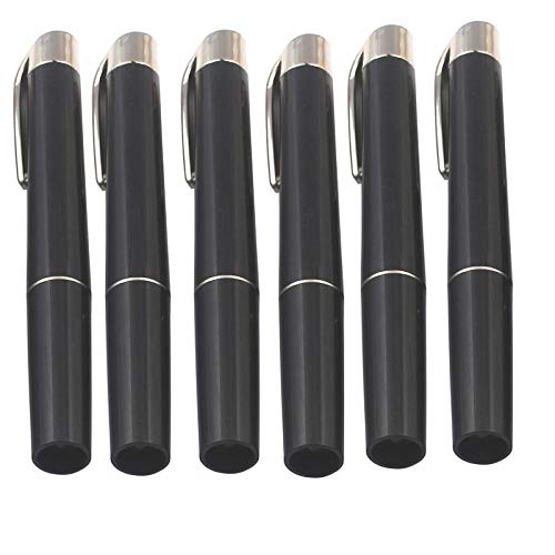 LAJA IMPORTS 6 Disposable PENLIGHTS Diagnostic ENT Emergency - Black