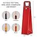 RYDDOY Wine Gift Bag, Reusable Leather Wine Tote Carrier, Single Bottle Champagne Beer Gift Bags Carrier for Birthday, Wedding, Picnic Party, Christmas Gifts (Red)