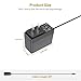 Omilik 6FT UL Listed Replacement Charger for Logitech Multimedia Speakers Z200 Z207 with Stereo Sound for Multiple Devices Charger Power Supply Cord