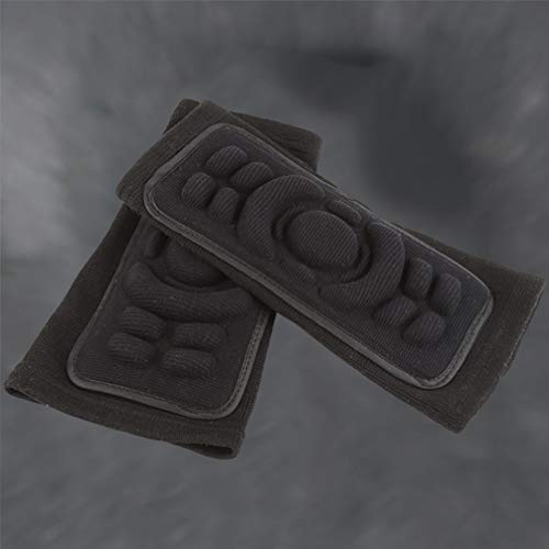 BESPORTBLE 1 par de cotoveleiras de espuma de proteção de cotovelos para esportes (preto)
