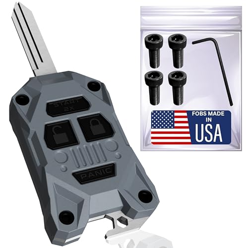 Coque de clé Jeep résolvant boutons bloqués pour Wrangler et Dodge Charger