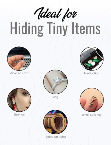 Fake Car Key Safe (2 Pack) - Ultra Realistic Keys Diversion Safe - Hidden Secret Compartment Decoy Car Key Fob - Hide And Store Money Waterproof Storage Cash Holder Container Lock