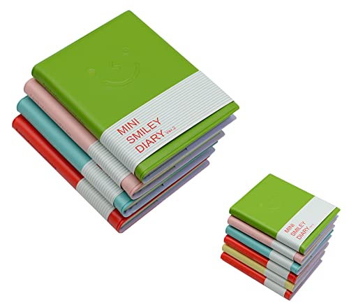 Carnet de poche Yansanido lot de 8 mini notes 10x7,6 cm couverture simili cuir