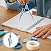 NUOBESTY Metal Compasses for Exam Drafting Compasses for Woodworking Boys and Girls Stationery