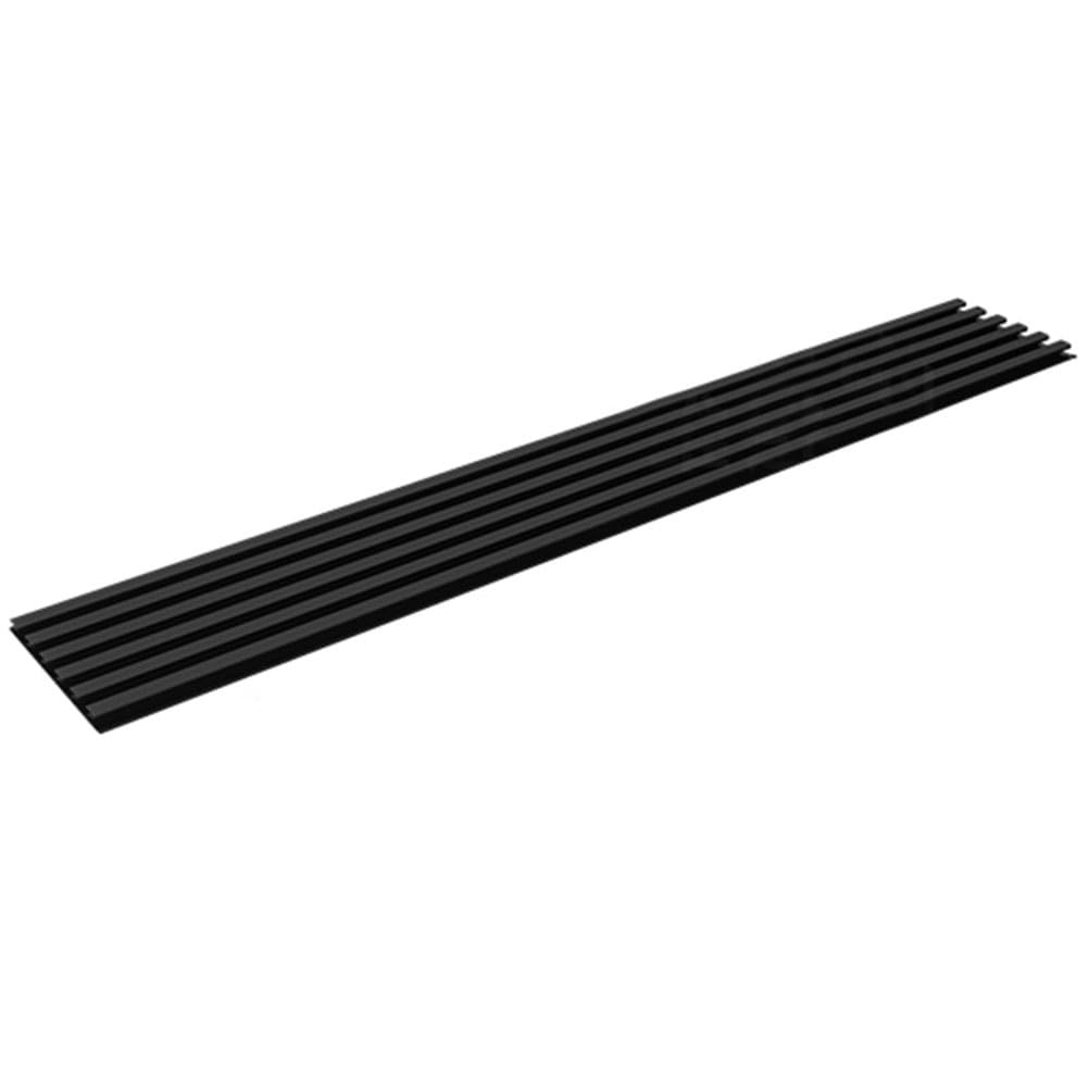 Panele ścienne ze stopu aluminium, czarny organizer garażowy do przechowywania i ekspozycji, montowany na ścianie, stojak rowerowy, 10 szt. (100 x 15,5 cm), idealny do drabin, narzędzi i sprzętu