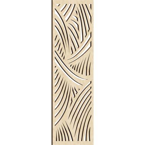 Image of Chester Decorative Pierced Fretwork Wood Wall Panels, 17 3 /8 inchW x 44 3 /8 inchH x 3 /8 inchT, Birch