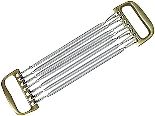 Expansor de pecho para entrenamiento de fuerza muscular, resistencia de 7 resortes, equipo de fitness en casa y oficina para culturismo y entrenamiento