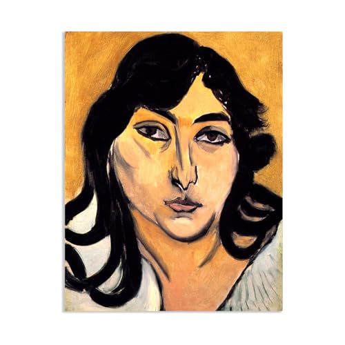 Impression sur toile Henri Matisse Tête de Lorette 40x30cm pour décoration murale de salon