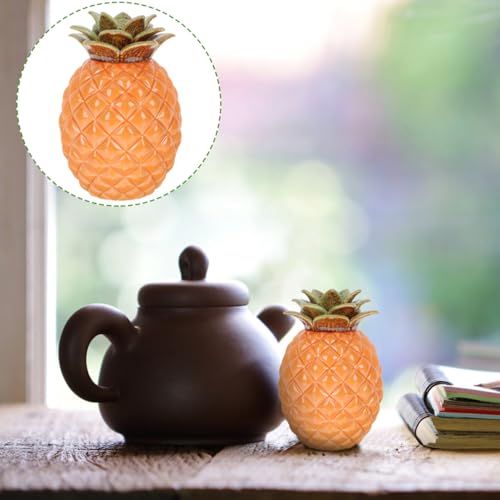 Pot à thé en céramique artisanale Mikinona design ananas premium - 6