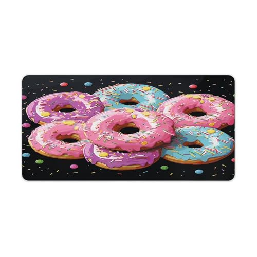 Donut Mouse Pad grande antideslizante goma 30x60 cm