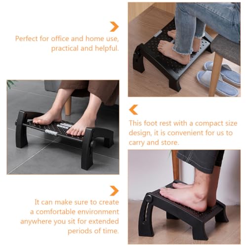 Repose-pieds de bureau ergonomique réglable support posture plastique
